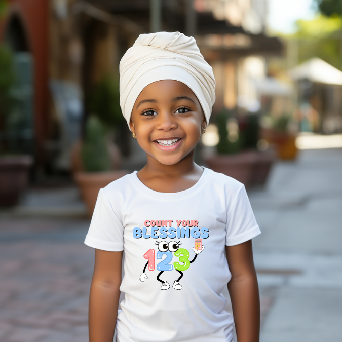 Count Your Blessings - 100% Cotton Kids Shirt