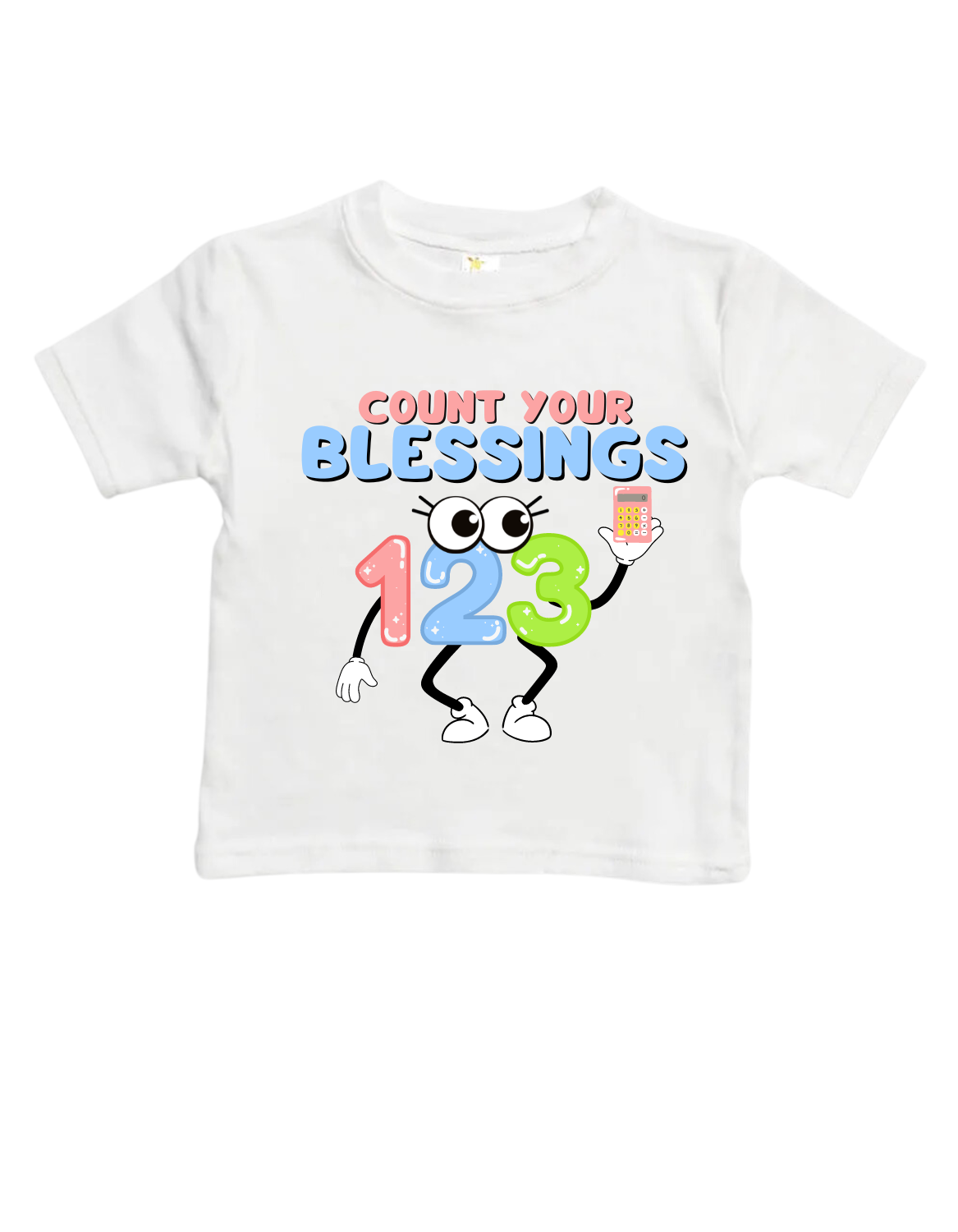 Count Your Blessings - 100% Cotton Kids Shirt