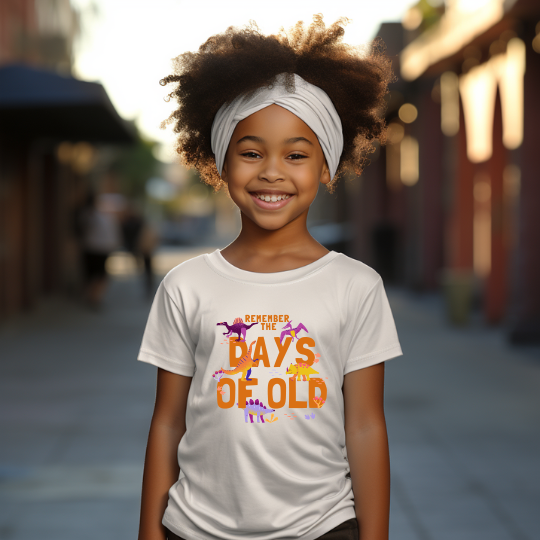 Days of Old - 100% Cotton Kids Shirt