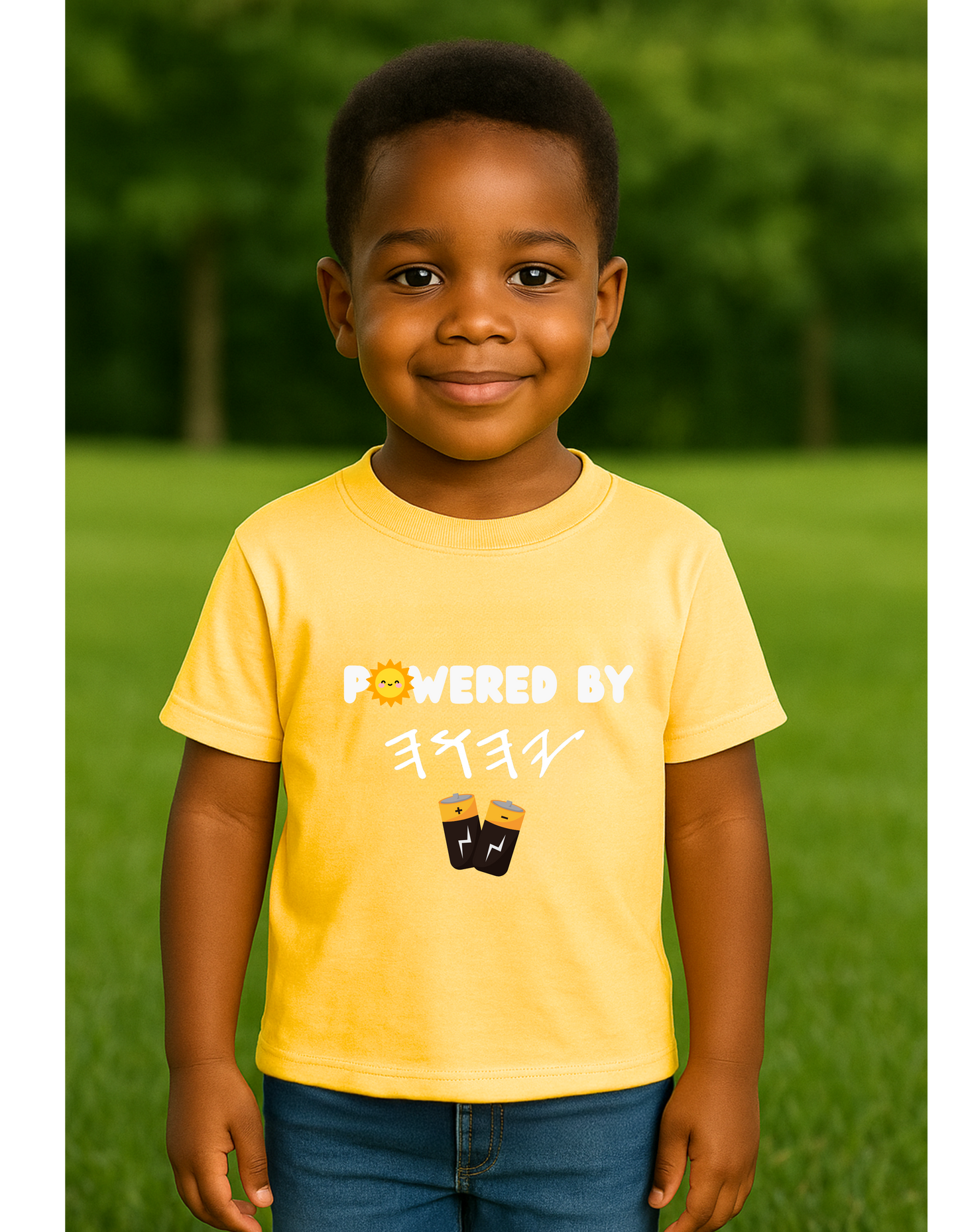 Powered By YAH - 100% Cotton Kids Shirt