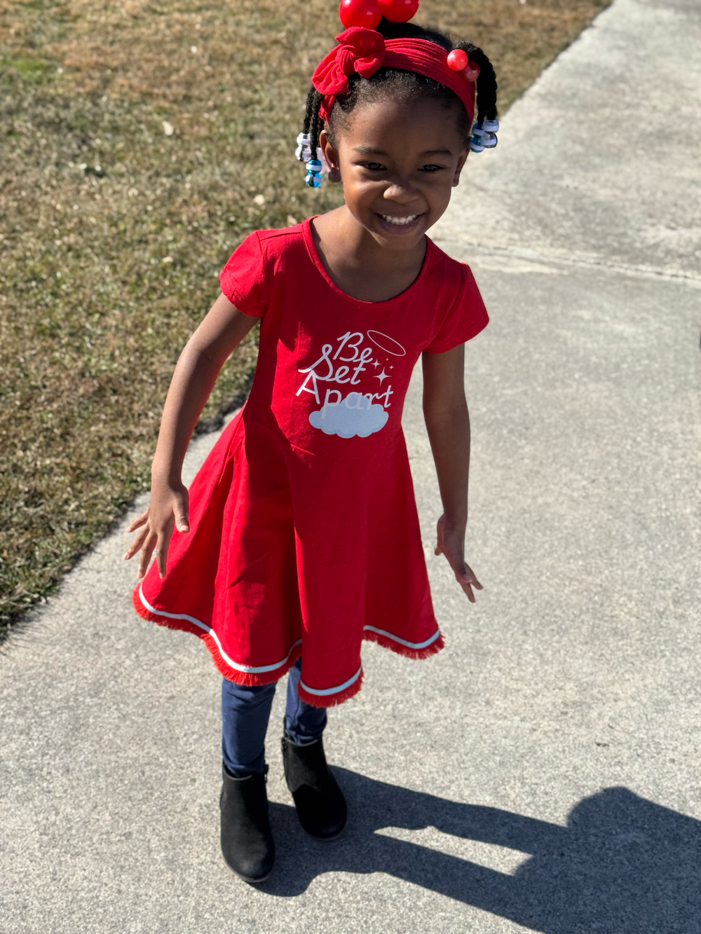Be Set Apart - 100% Cotton Girls Dress
