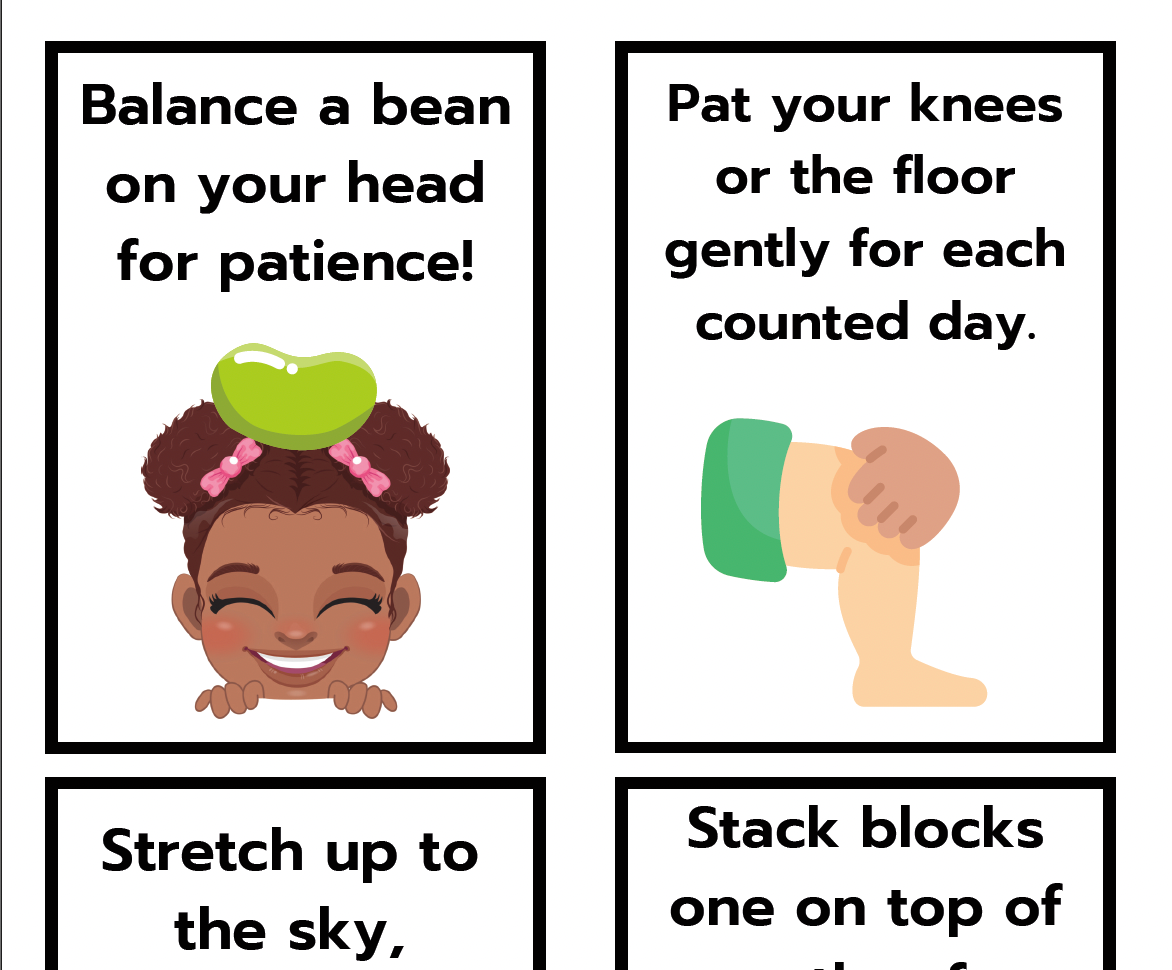 Count the Omer Theme Movement Cards (Verbs + Counting)