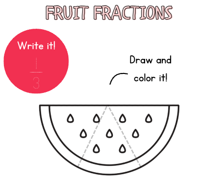 🍐 Fruit of the Spirit: Fraction Worksheets - Fruits of the Spirit Learning Theme