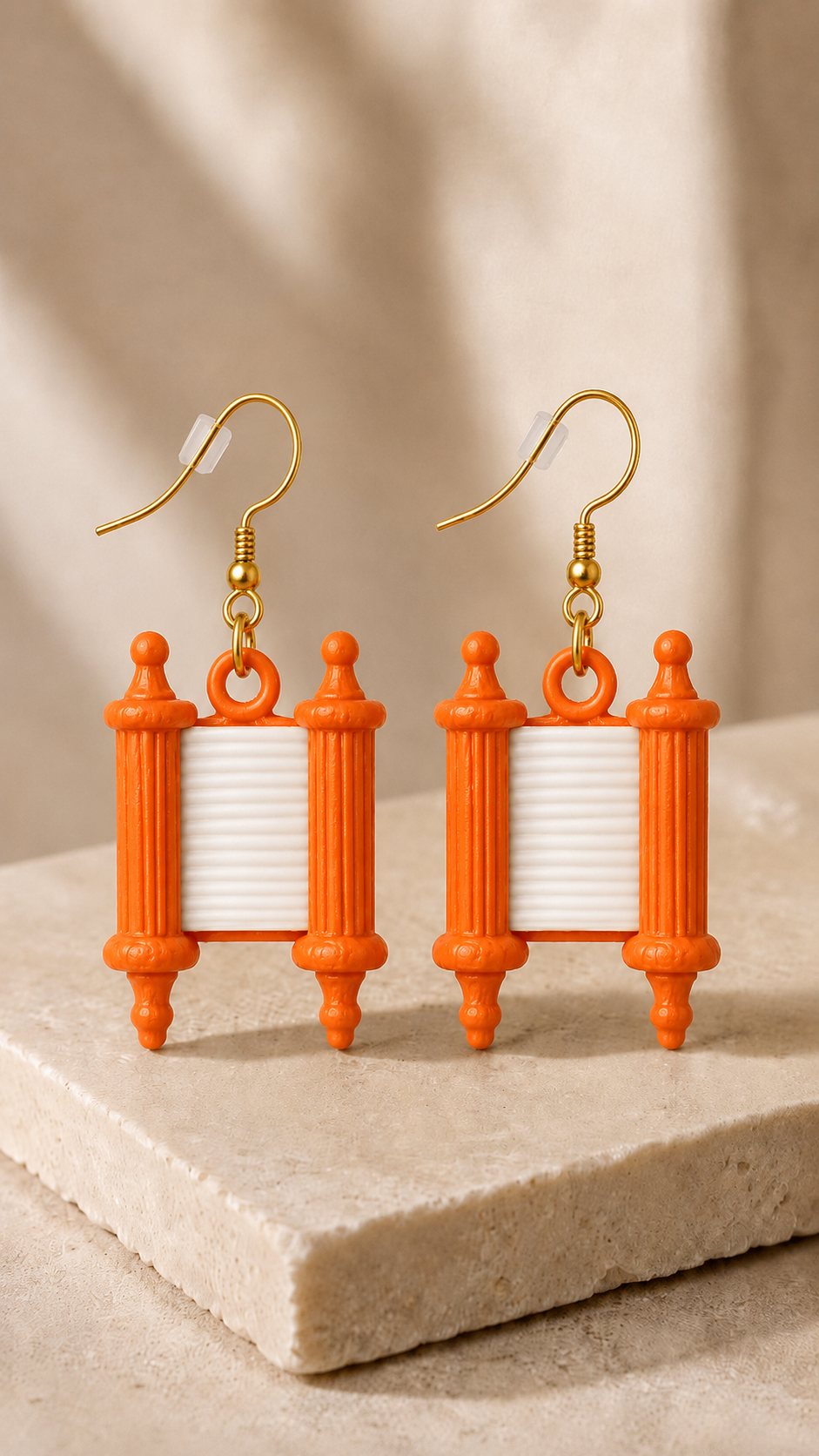 Torah Scroll Earrings - Faith Based Jewelry