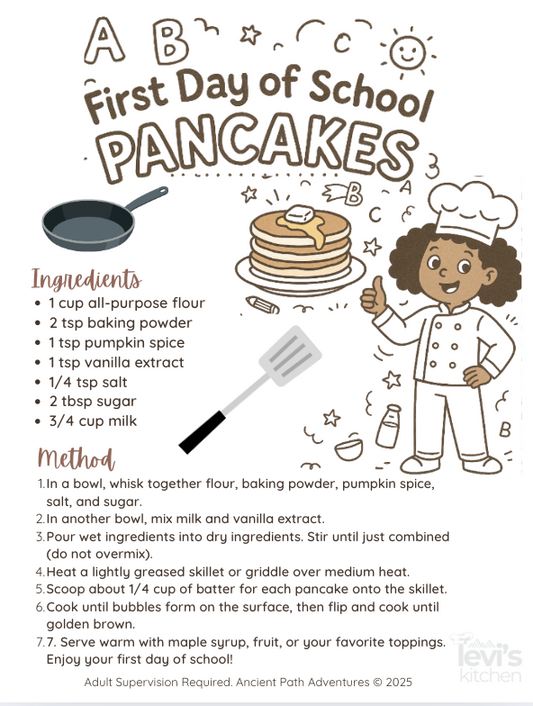 First Day of School Pancake Recipe