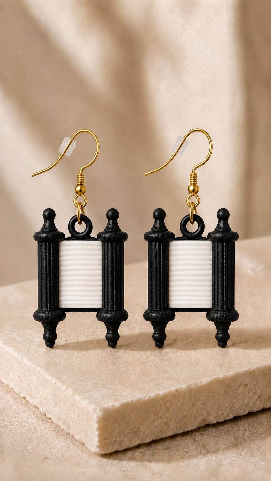 Torah Scroll Earrings - Faith Based Jewelry