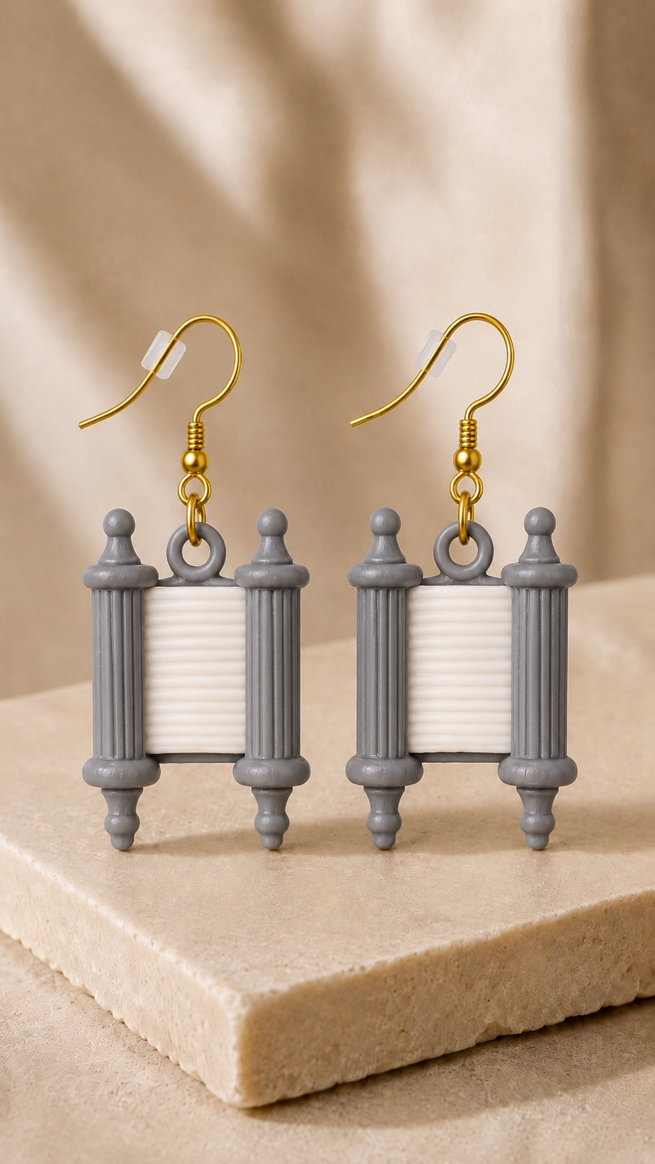 Torah Scroll Earrings - Faith Based Jewelry
