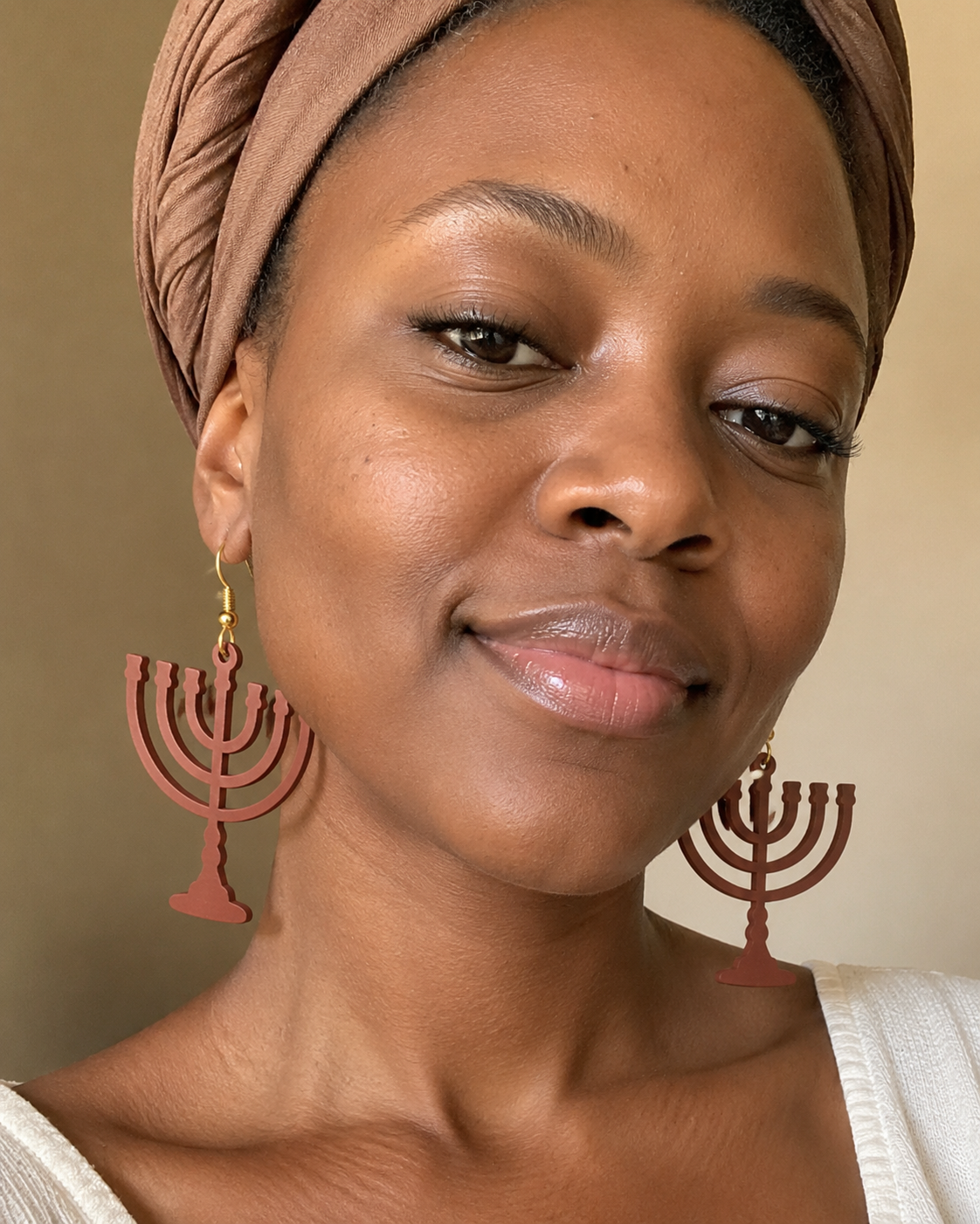 Menorah Earrings - Torah Jewelry