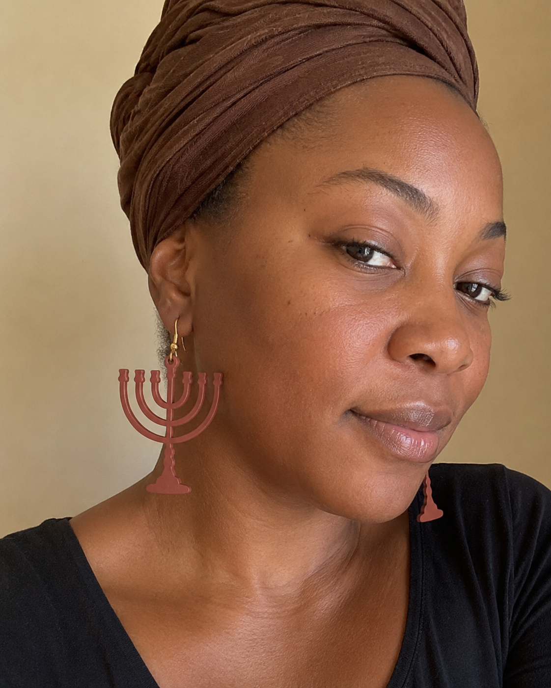 Menorah Earrings - Torah Jewelry