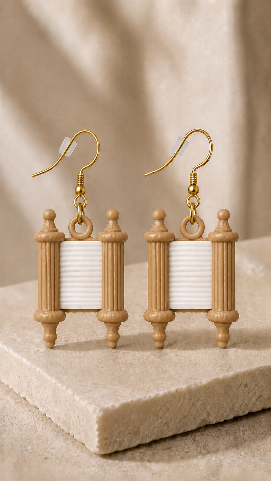 Torah Scroll Earrings - Faith Based Jewelry